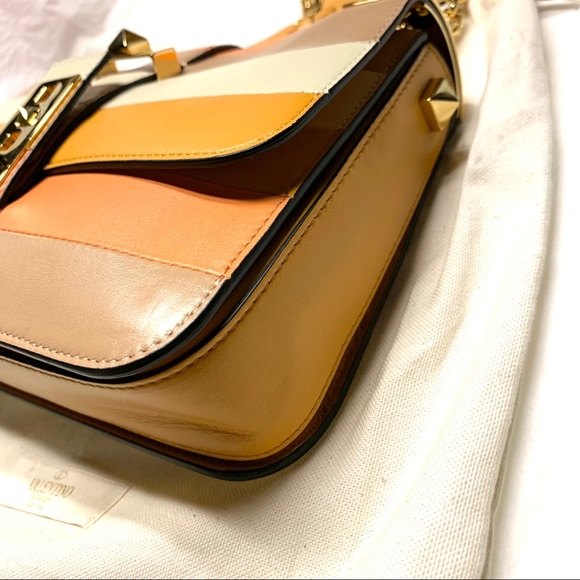 NEW Valentino B-Rockstud paneled shoulder bag - Picture 5 of 12